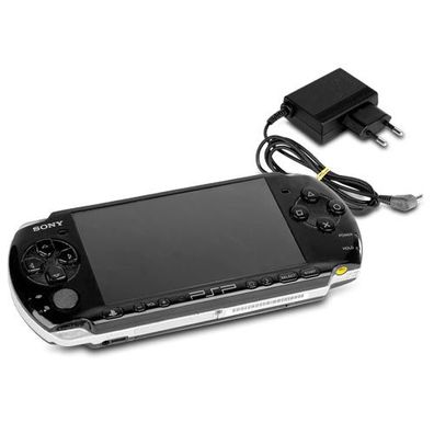 Original Sony PlayStation Portable - PSP 3004 Slim & Lite Konsole in Schwarz / ...