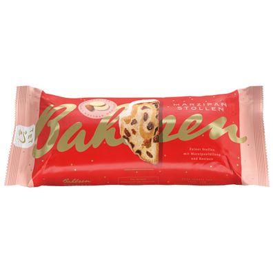 Bahlsen Marzipan Stollen mit Rosinen und Edel Marzipan Füllung 400g