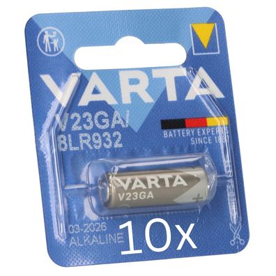 10x Varta Professional V23GA Alkaline 12V (10x 1er Blister)