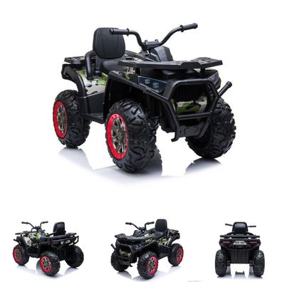 ES-Toys Elektro Kinderquad MP3, USB, Batterieanzeige, Stoßdämpfer, 2x12V Motoren