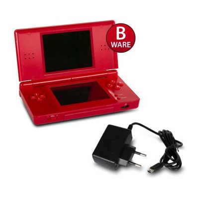 Nintendo DS Lite Konsole in Rot + Ladekabel #72B