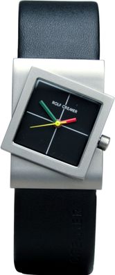 Rolf Cremer Quarz Titan Armbanduhr 491817 TURN Lederband