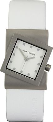 Rolf Cremer Quarz Titan Armbanduhr 492351 Lederband