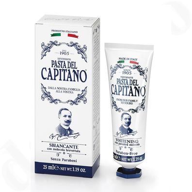 Pasta del Capitano Premium Collection Edition 1905 Rezept Whitening Zahnpasta ...