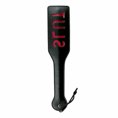 Schwarze Lederklatsche - Slut