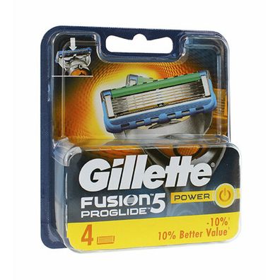 Gillette Fusion5 ProGlide Power 4er Rasierklingen