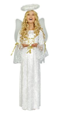Engelkleid Engelskostüm Prinzessin Gr. 98/104 Krippenspiel Weihnachten Karneval