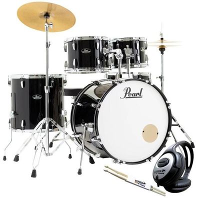 Pearl Roadshow Schlagzeug 22 mit Kopfhörer mit Sticks