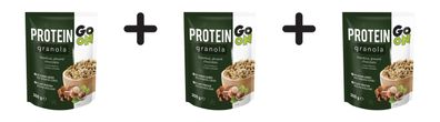 3 x Go On Nutrition Protein Granola (300g) Hazelnut, Almond, Chocolate