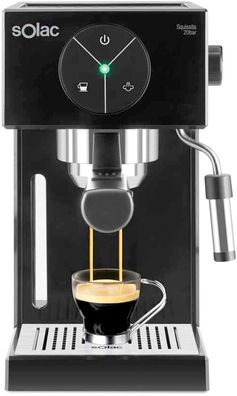Solac CE4501 Espresso Cappuccino Maschine Pad Kaffee automat 20Bar 1050W 1,5L BK