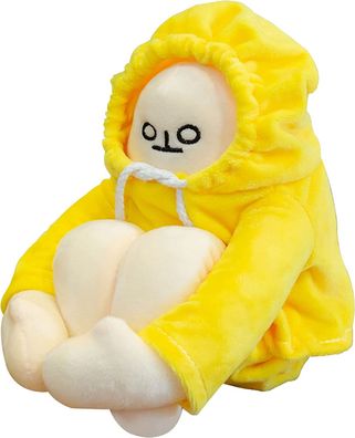 S¨¹?e Bananenmann-Puppe, kreatives Stofftier mit mehreren lustigen Posen, bezaube