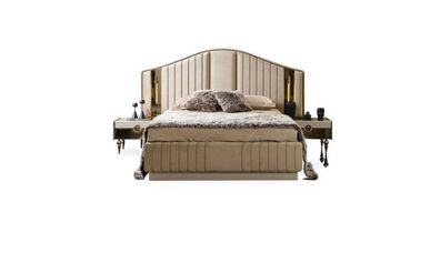 Luxus Bett Italienische Stil Design Möbel Schlafzimmer Betten Doppel