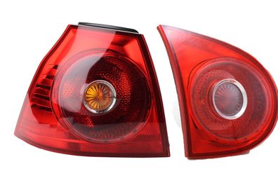 Heck Leuchten Rückleuchte passend für VW Golf V 1K 5M Set innenaußen 03-09 Links