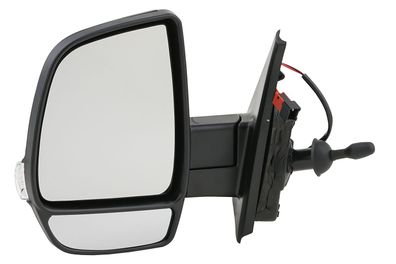 Außenspiegel passend für Fiat Doblo 152 links schwarz 01/15- manuell mit Blinkl.
