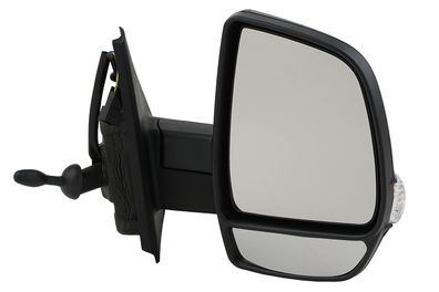 Außenspiegel passend für Fiat Doblo 152 rechts schwarz 02/2010-12/2014 manuell