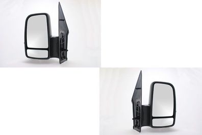 Außenspiegel Spiegel passend für Mercedes Sprinter 906 06/06-04/09 Set L R schw.