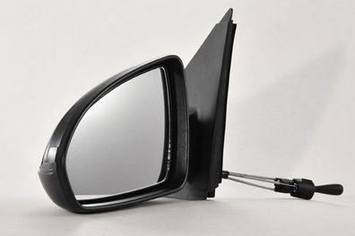 Außenspiegel Spiegel passend für Smart Fortwo 451 01/07- Links schwarz