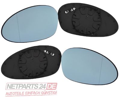 Außenspiegelersatzglas Spiegelglas Set passend für BMW 3er E90 E91 E92 E93 Li Re