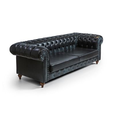 Moderne Chestefield Sofa Couch Dreisitzer Luxus Polstersofas Designer Möbel