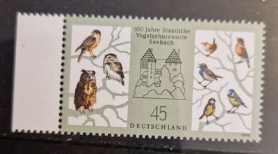 BRD - MiNr. 2661 - 100 Jahre Staatliche Vogelschutzwarte Seebach