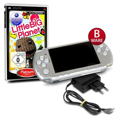 Sony PlayStation Portable - PSP 3004 Silm & Lite Konsole in SILBER / SILVER #33B ...