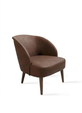Modern Braun Sessel Polstermöbel Wohnzimmer Design Einrichtung Neu