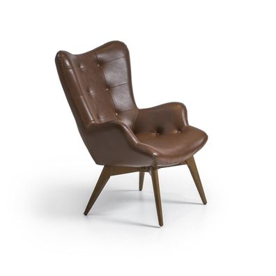 Braun Sessel Luxus Polstermöbel Wohnzimmer Neu Einrichtung Design Modern