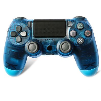 PS4 Sechs Achsen Dual Vibrations Bluetooth Wireless Controller-Klares Blau