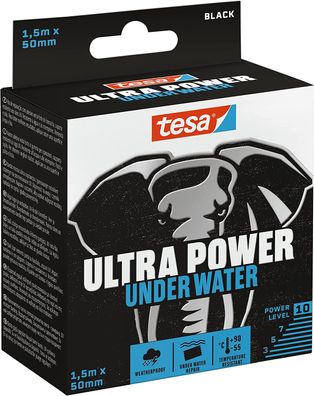 tesa Ultra Power Under Water Repair Tape - Reparaturband für Reparaturen auf trock...