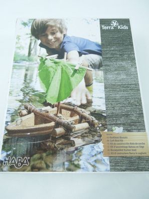 HABA 304244 Terra Kids Korkboot-Bausatz + Anleitung selbst bauen transparent