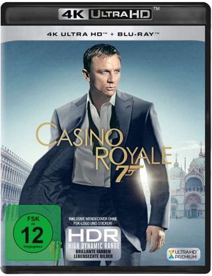 James Bond: Casino Royale (Ultra HD Blu-ray & Blu-ray): - Sony Pictures Home Ent