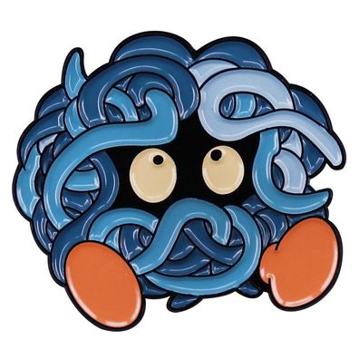 Pokémon Tangela Brooches 2tlg Enamel Pins Anime Schmuck Hemd Hut Zubehör Brosche