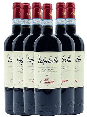 Allegrini Valpolicella DOC 2022, 6 Flaschen