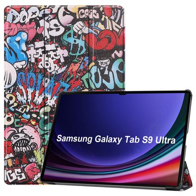 Hülle für Samsung Tab Galaxy S9 Ultra SM-X910 SM-916B 14.6 Zoll Smart Cover Etui ...