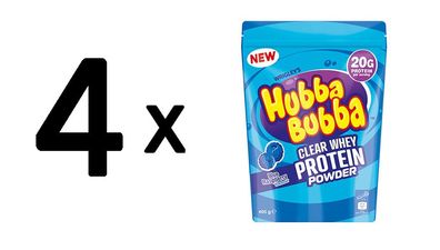 4 x Mars Protein Hubba Bubba Clear Whey (405g) Cola