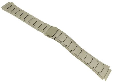 Casio Uhrenarmband | Ersatzband aus Edelstahl silbern matt für LW-200D