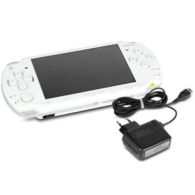 Sony Playstation Portable - PSP 2004 Slim & Lite Konsole in Weiss / White #21A + ...