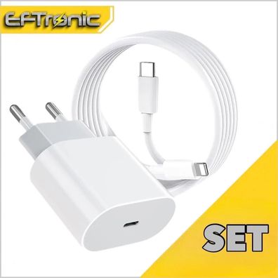 20W Ladekabel Schnell Ladegerät USB C für iPhone 14 13 12 11 X Pro Max Adapter