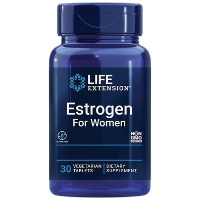 Life Extension, Estrogen for Woman, 30 Veg. Tabletten