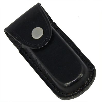 Fox Outdoor Leder Etui für Taschenmesser, schwarz, Messer Etui, Heft bis 11 cm