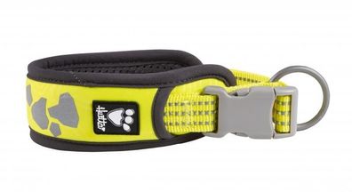Hurtta Weekend Warrior Halsband Neon-Gelb - Größe: 55-65cm