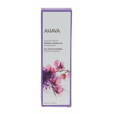 Ahava Deadsea Water Mineral Shower Gel Spring Blossom x 200 ml