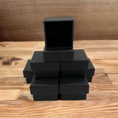 Bencreat Ring Boxen auf Kraftkarton - Schwarz - 8Stk