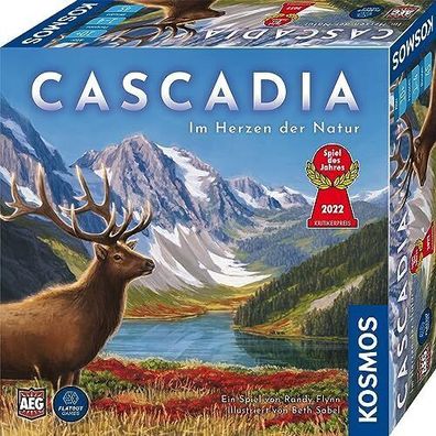 Cascadia - Im Herzen der Natur - Kosmos 682590 - Spiel des Jahres 2022 -Geschenk