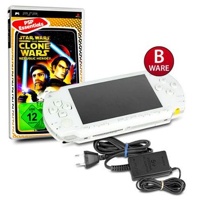 Original Sony PlayStation Portable - PSP 1004 Konsole in WEIß / WHITE #11B + origi...