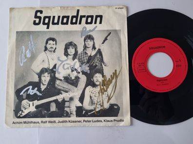 Squadron - Nightmare 7'' Vinyl Germany Signiert MIT Autogramm