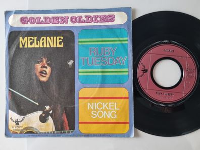 Melanie - Ruby Tuesday/ Nickel song 7'' Vinyl Germany/ CV Rolling Stones