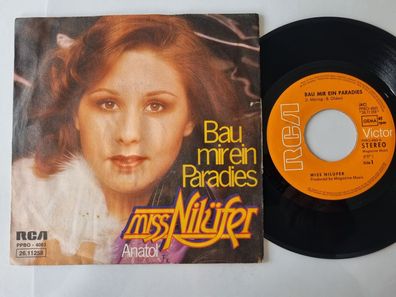 Miss Nilüfer - Bau mir ein Paradies/ Anatol 7'' Vinyl Germany SUNG IN GERMAN