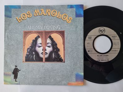 Los Manolos - All my loving 7'' Vinyl Germany/ CV The Beatles