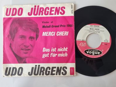 Udo Jürgens - Merci Cherie 7'' Vinyl Denmark
